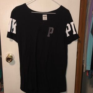 Pink V-neck T-shirt!!